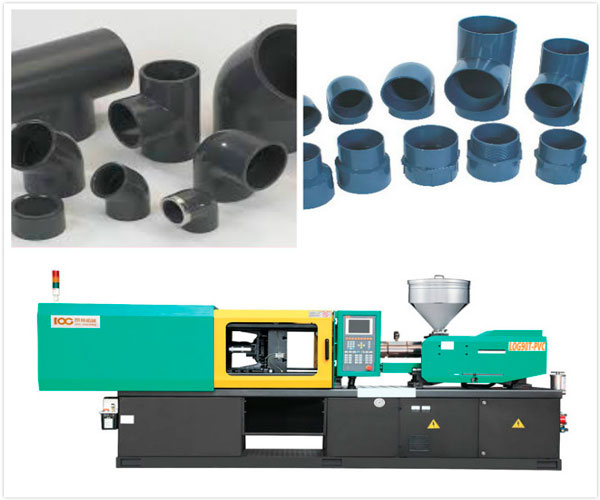 Schroeftype de Injectie van de de Pijpmontage van pvc het Vormen Machine 900 Kn 6,5 KW het Verwarmen