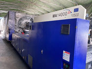 Gebruikte 1400 Ton Plastic Crate Injection Molding Machine Haïtiaanse MA14000 Energie - besparing
